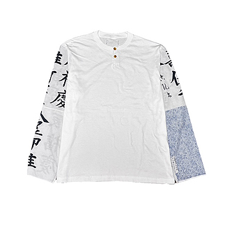 AOKI Henley Neck CUT SAW L/S